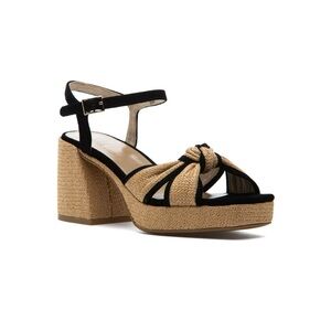 VANELI Black and Tan Women's Sandals SIZE 9m never worn